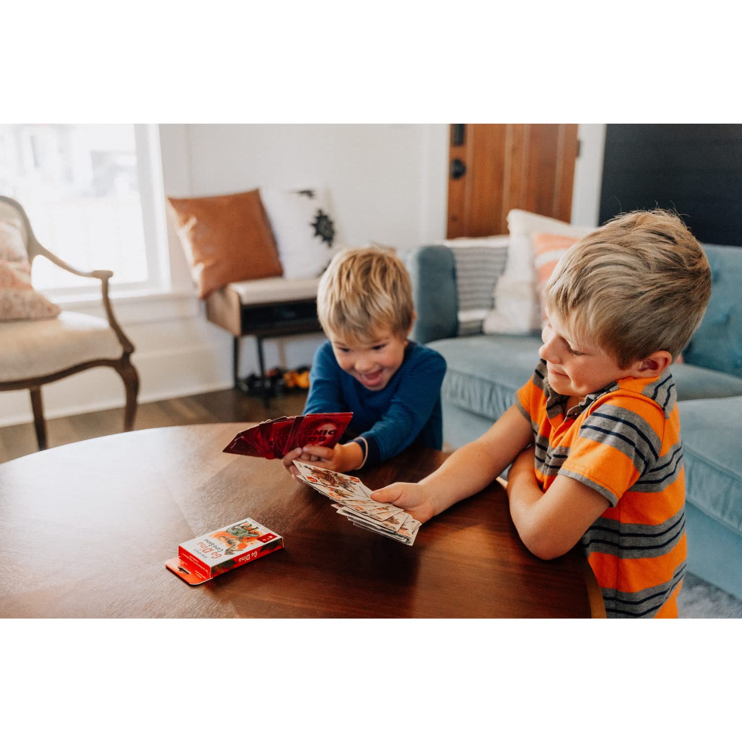 Dinosaur Card Games Bundle - Old Bones & Go Dino Playing Cards Set | Family Board Games for Kids & Adults | Perfect for Game Nights, Birthday Parties & Educational Fun