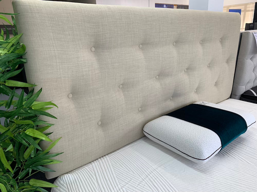Kensington Buttoned Headboard for King & Queen Size Beds | NZ Made | Elegant Bedroom Upgrade for Hotels & Homes