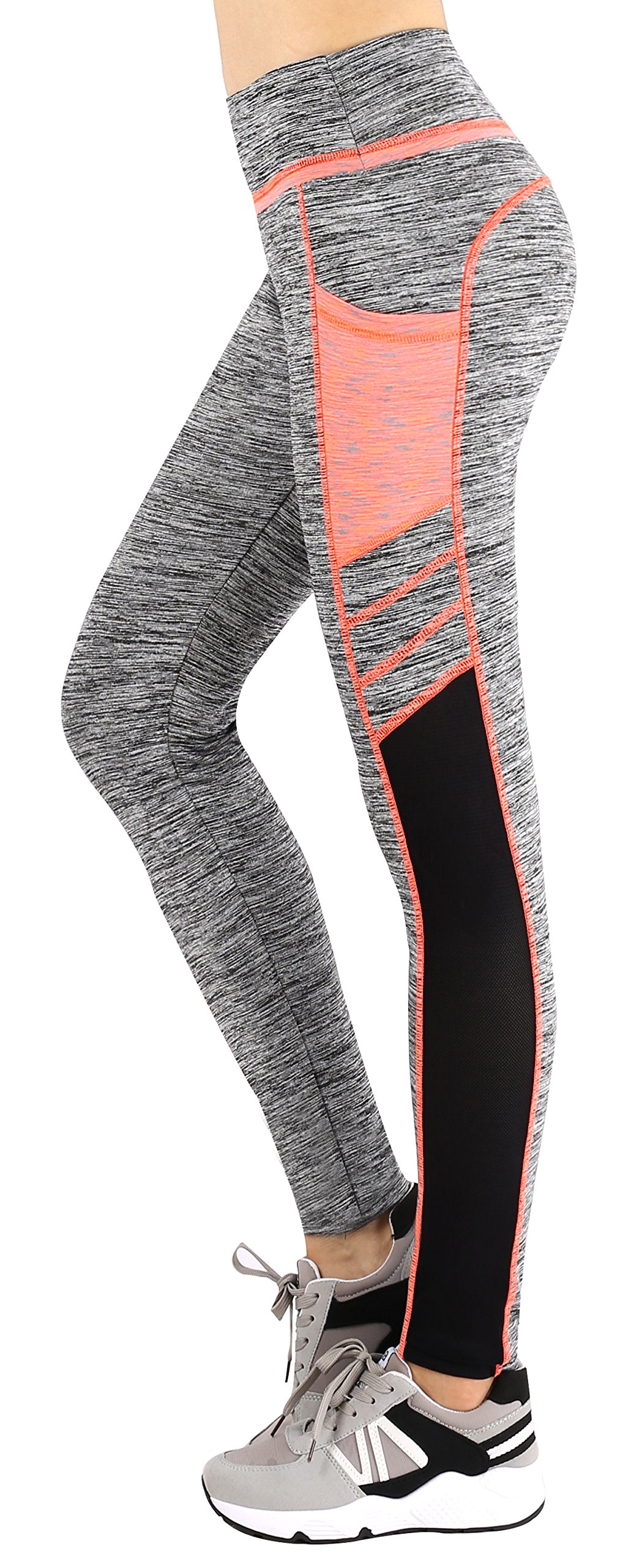 Zinmore Women's Capri Yoga Pants - High Waisted Workout Leggings with Pockets for Running, Exercise & Gym - Perfect for Yoga, Pilates & Casual Wear