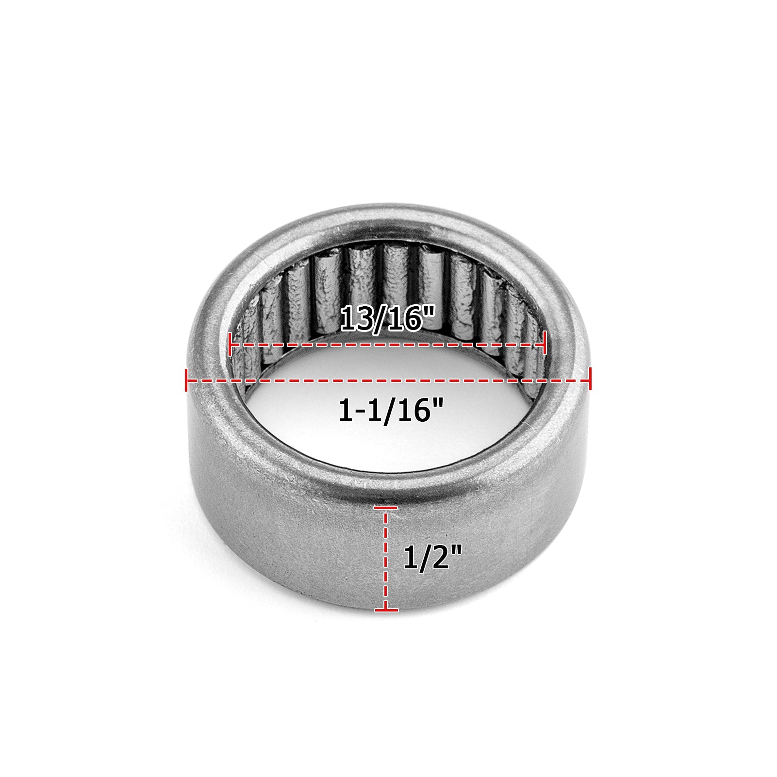 1958-1999 Harley Davidson Evolution Single Cam Needle Roller Bearing Full Complement Drawn Cup - Replacement Part for Motorcycle Engine Repair & Maintenance