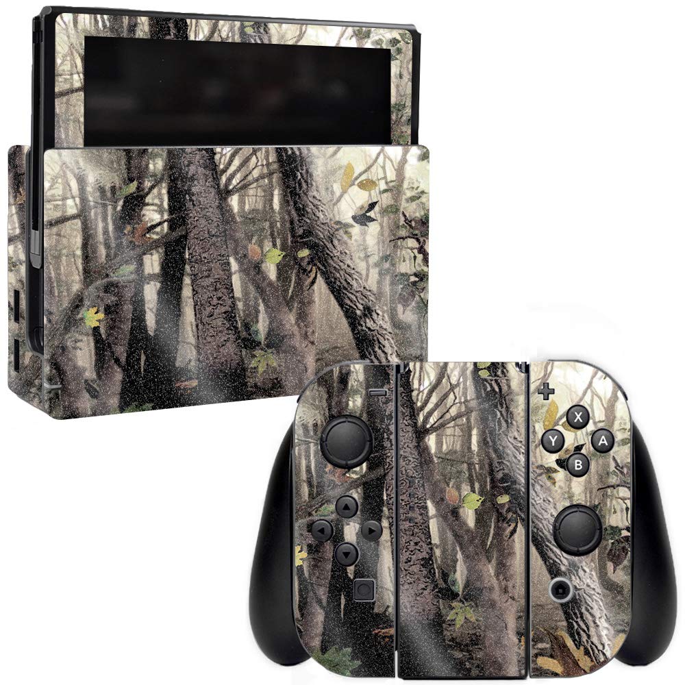 MightySkins Glossy Glitter Skin for Nintendo Switch - Tree Camo | Protective & Durable High-Gloss Cover | Easy to Apply & Remove | Made in USA | Perfect for Gaming, Travel & Customization (GL-NISWI-Tree Camo)