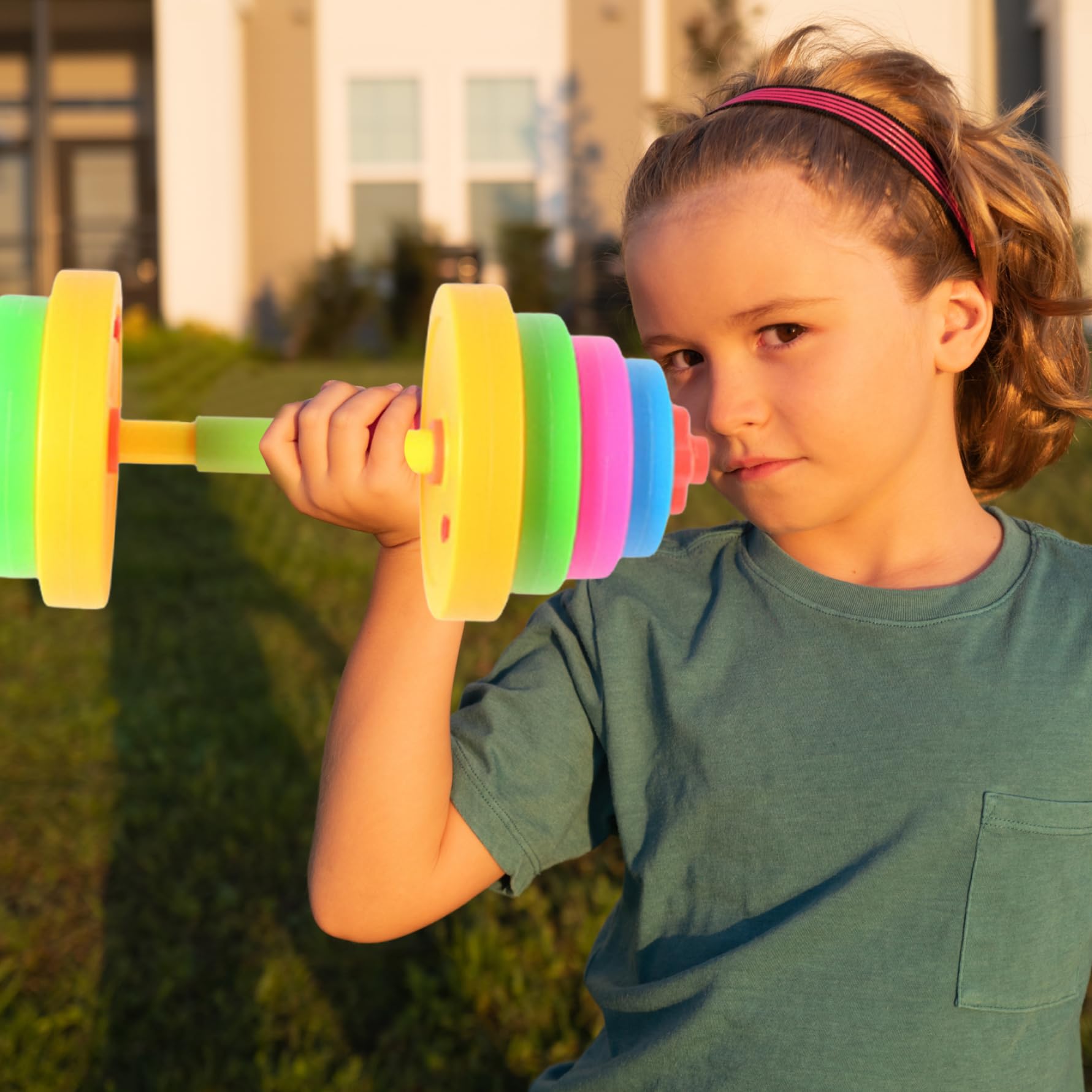 Adjustable Kids Dumbbells Set - Leak Proof Water/Sand Filled Exercise Weights for Children's Fitness Training | Perfect for Home Workouts, Gym Class & Youth Strength Training