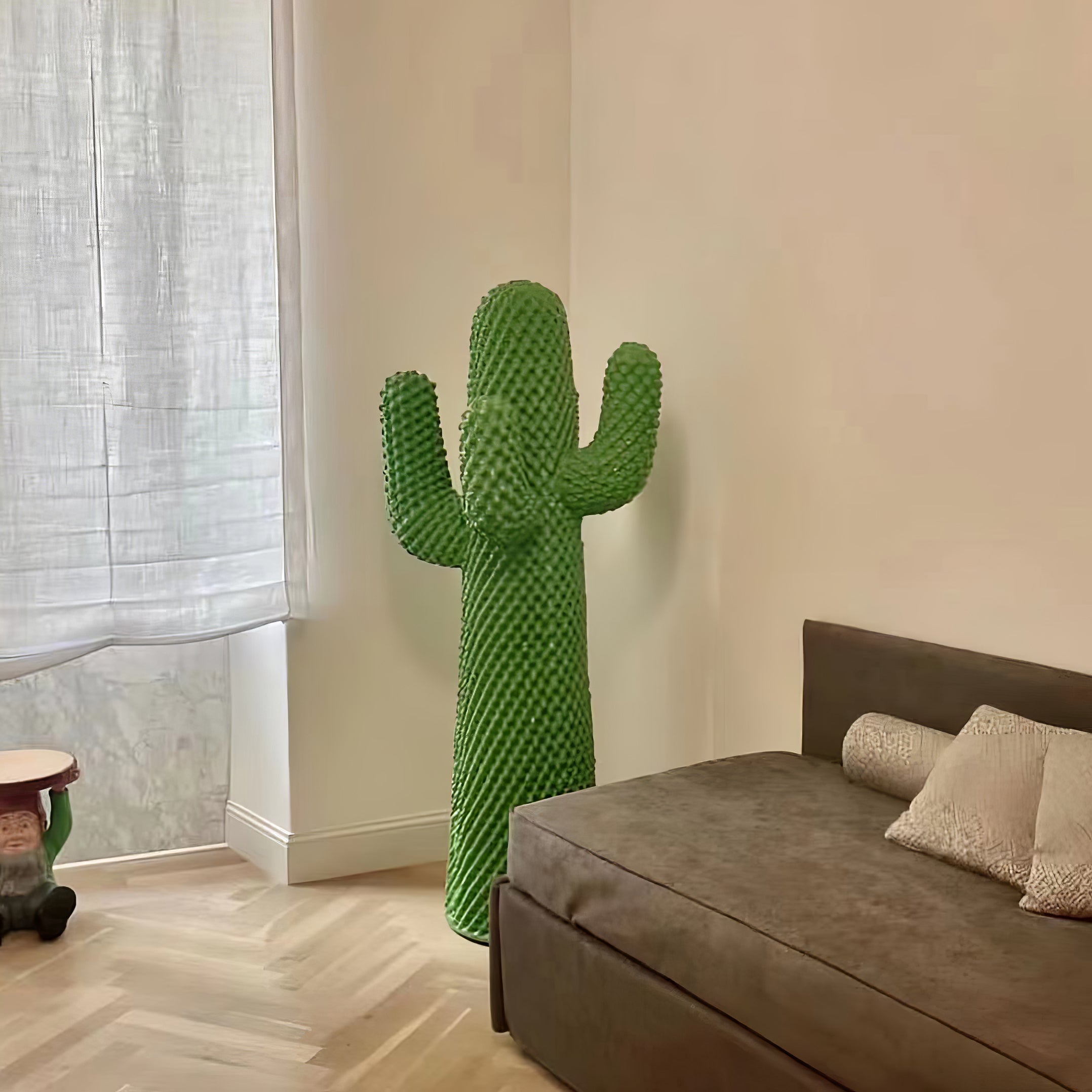 Modern Mello Sculptural Cactus Coat Rack - Stylish Wall Mounted Entryway Organizer for Hats, Scarves & Bags - Perfect for Home, Office or Dorm Decor