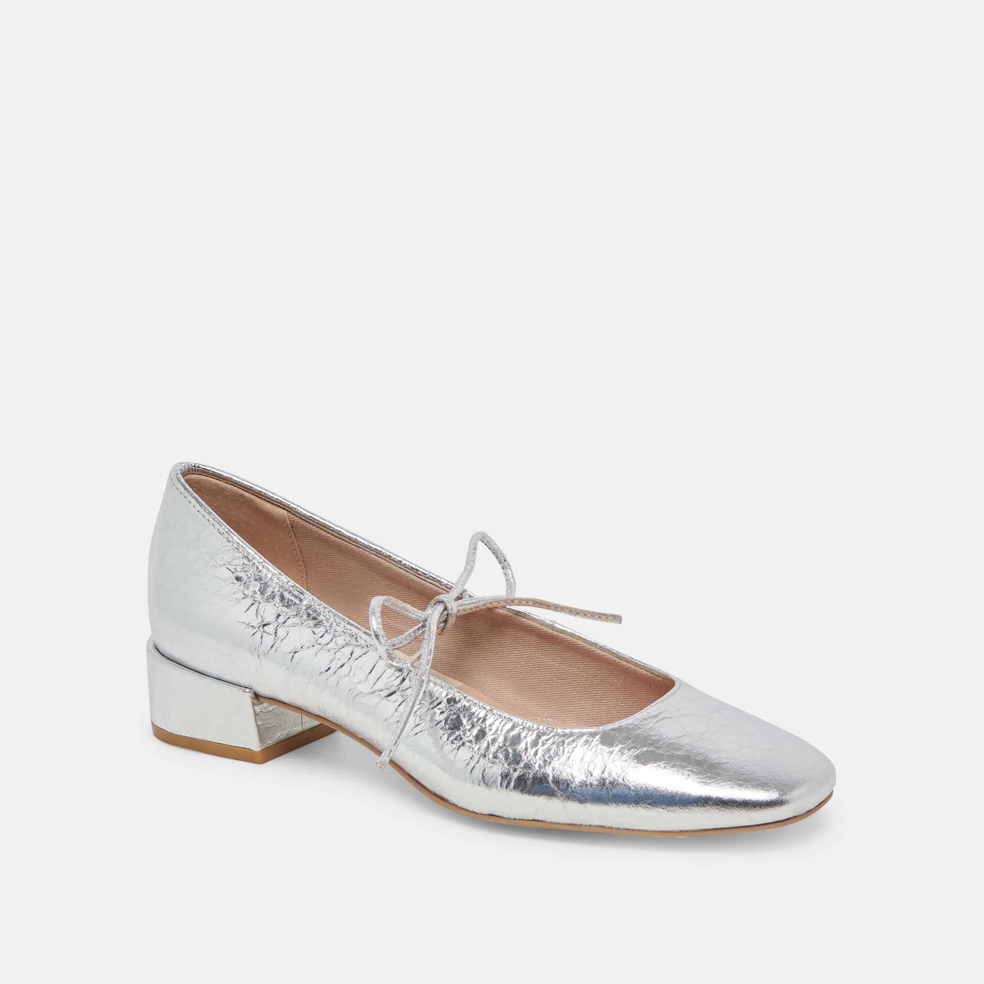 Ardien Silver Crinkle Patent High Heels - Elegant Women's Dress Shoes for Parties, Weddings & Special Occasions