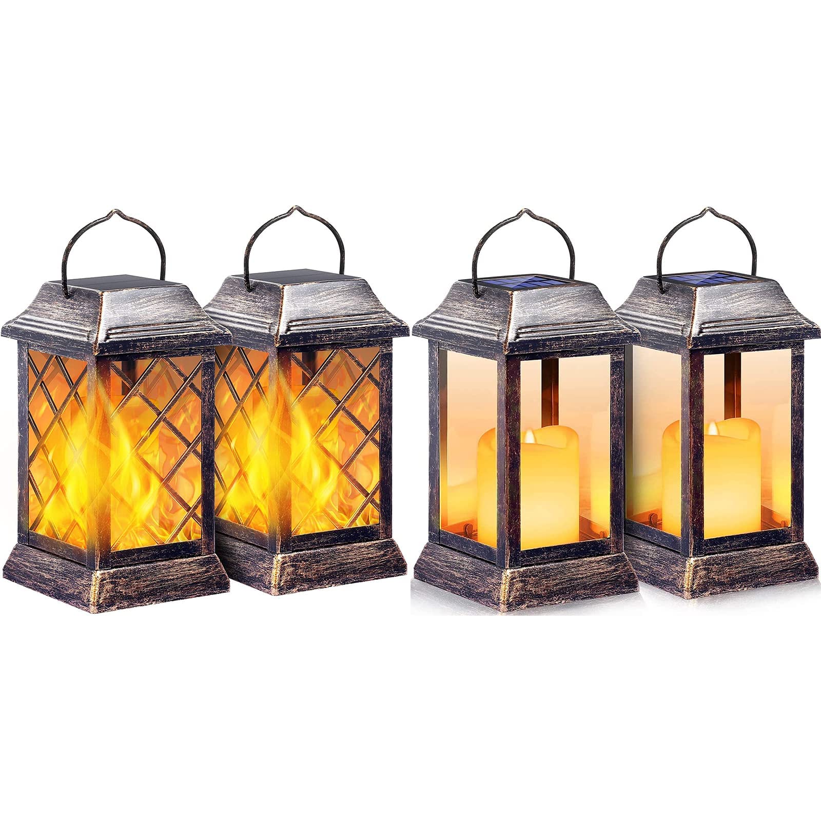 TomCare Solar Torch Lights Outdoor - Waterproof Flickering Flame Solar Lights for Garden, Patio, Yard - Decorative Solar Lighting for Pathways, Poolside & Landscaping