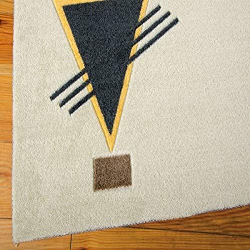 Nourison Modern Art Balsa 4' x 6' Area Rug - Easy Cleaning, Non-Shedding, Stain Resistant - Perfect for Bedroom, Living Room, Dining Room & Kitchen Decor (4x6) - Adds Style to Home Office, Entryway & Apartment Spaces