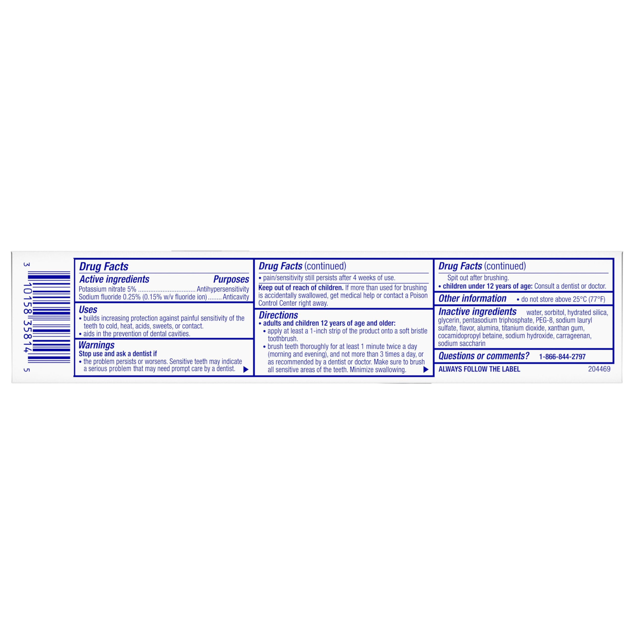 Sensodyne Clinical White Toothpaste for Sensitive Teeth - Clinically Proven Whitening & Stain Protection, 3.4 oz (Pack of 3) | Gentle Teeth Whitening Solution for Daily Oral Care & Stain Removal