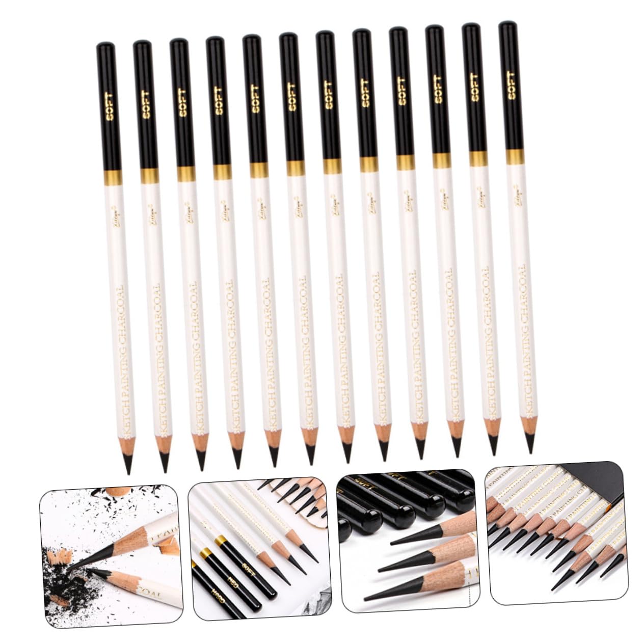 KALLORY 36-Piece Sketch Pencil Set - Professional Graphite Drawing Pencils, Smooth Colored Pencils for Artists & Kids - Perfect for Sketching, Shading & Art Projects | Ideal for Classroom, Home & Studio Use