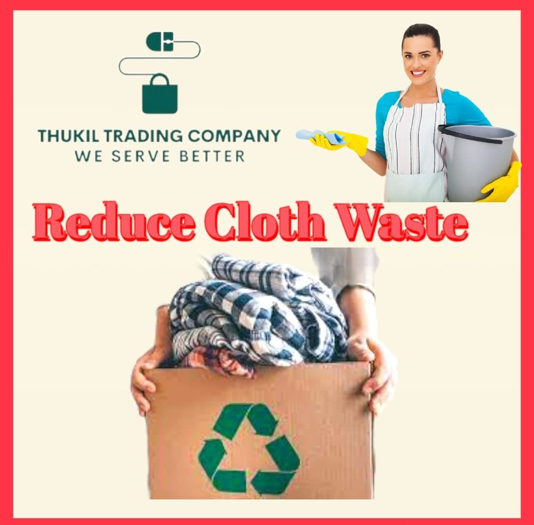 RedCube Thukil - Premium Banyan Waste Cloth & Multipurpose Cleaning Cloth (500g) | Ideal for Kitchen, Bathroom, Car & Household Cleaning | Eco-Friendly & Super Absorbent