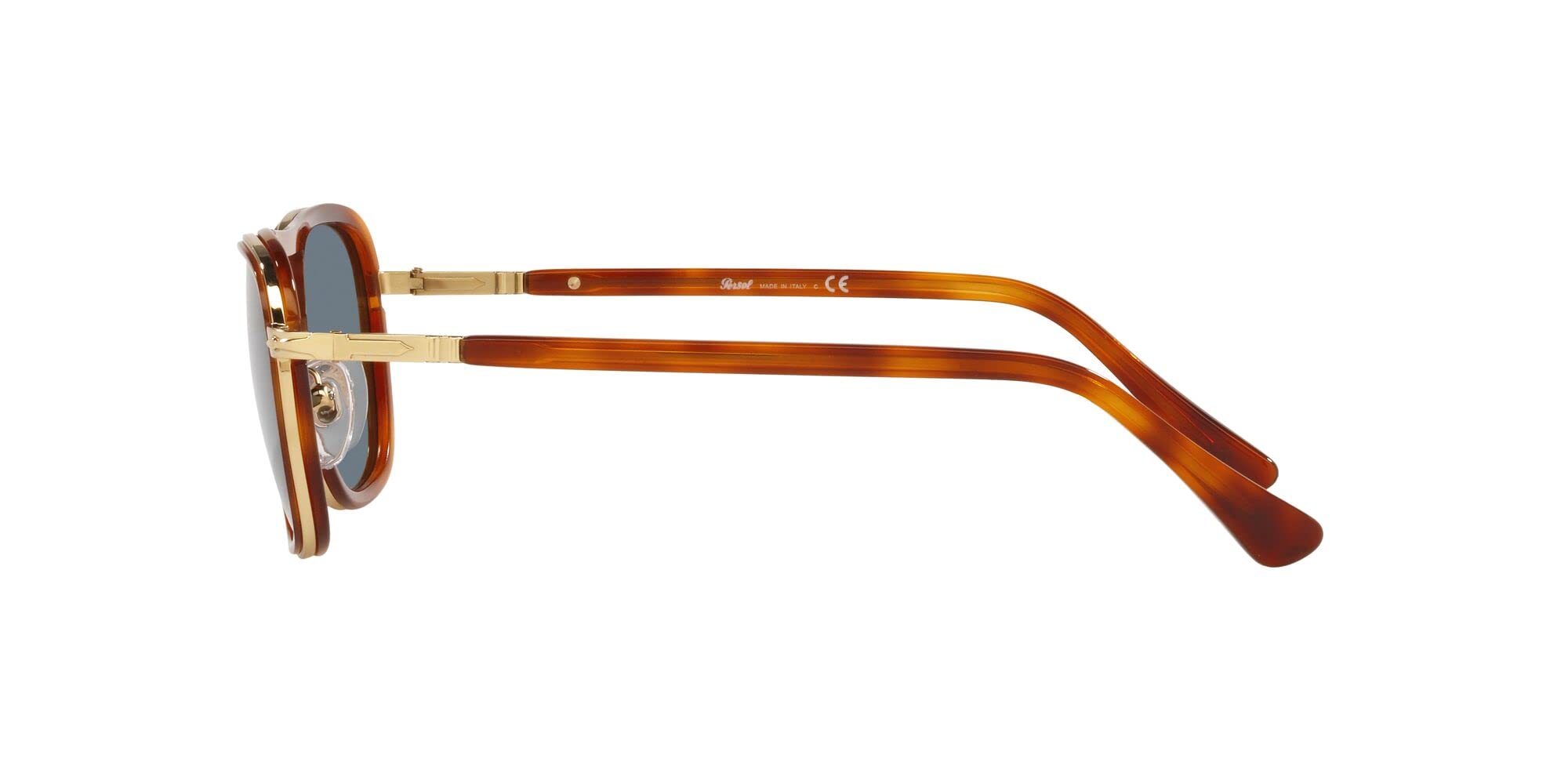 Persol PO2484S Square Sunglasses for Men & Women - Classic UV Protection Polarized Lenses - Perfect for Driving, Outdoor Sports & Fashion