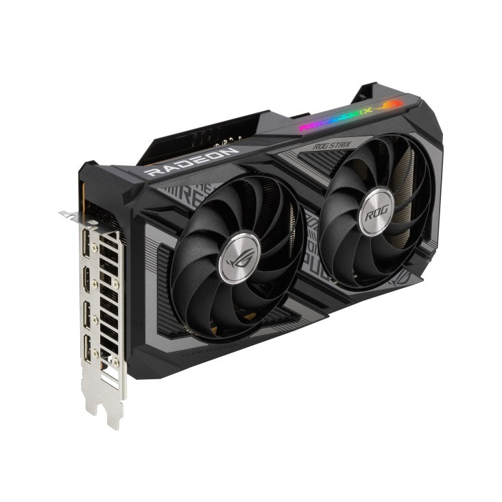 ASUS ROG Strix Radeon RX 6600 XT OC Edition 8GB GDDR6 Gaming Graphics Card - High Performance PC GPU for 1440p Gaming, Streaming & VR | AMD RDNA 2 Architecture, RGB Lighting, Axial-Tech Fans