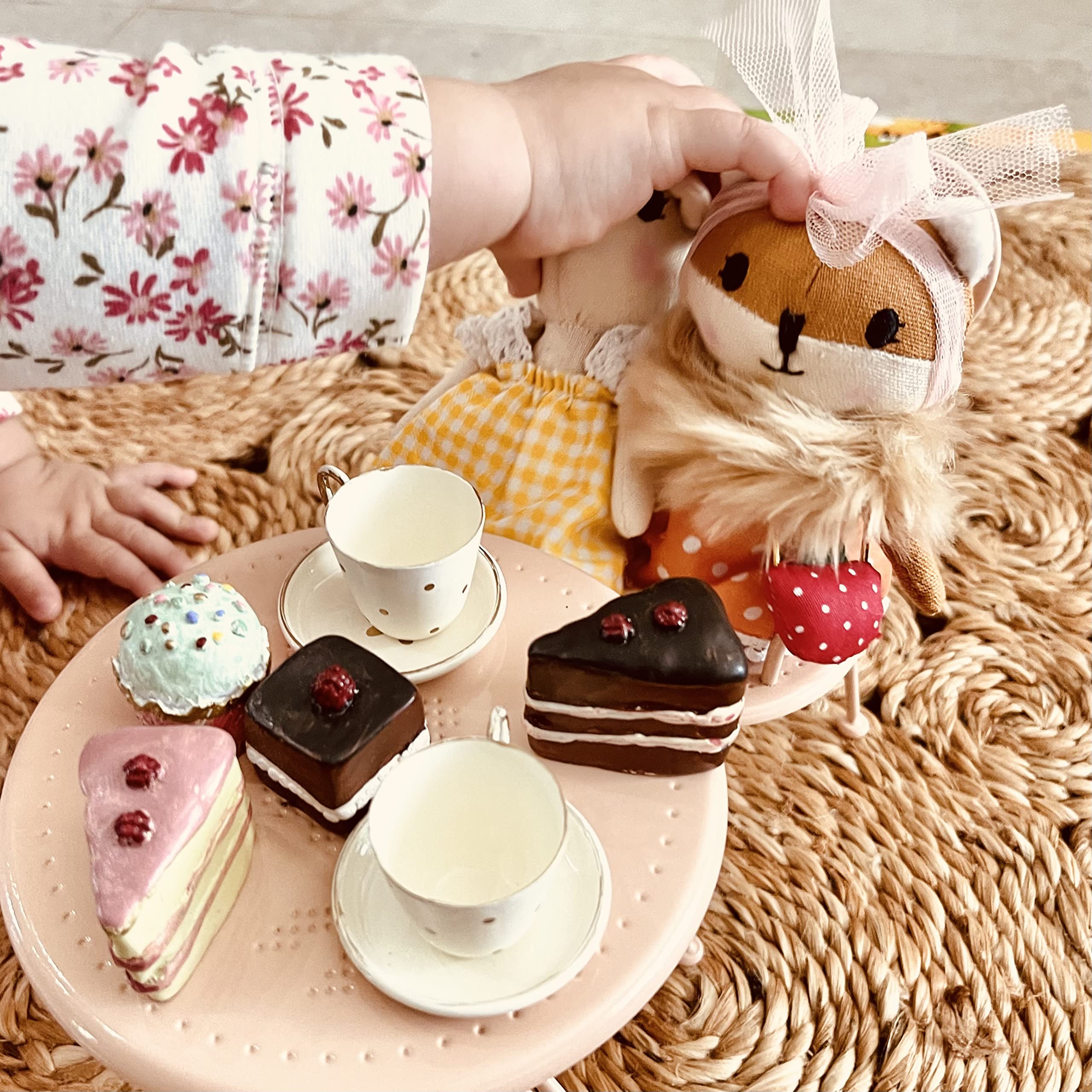 LEVLOVS Mouse in a Matchbox Toy - Cute Animal Doll Gift for Baby Registry, Christmas Present for Girls - Perfect for Playtime, Nursery Decor & Holiday Stocking Stuffers