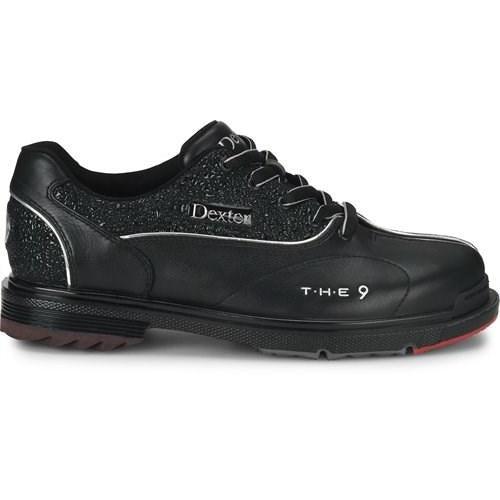 Dexter Men's THE 9 Jeweled Bowling Shoes - Black | Professional & Comfortable for League Play & Tournaments | Perfect for Serious Bowlers & Casual Players