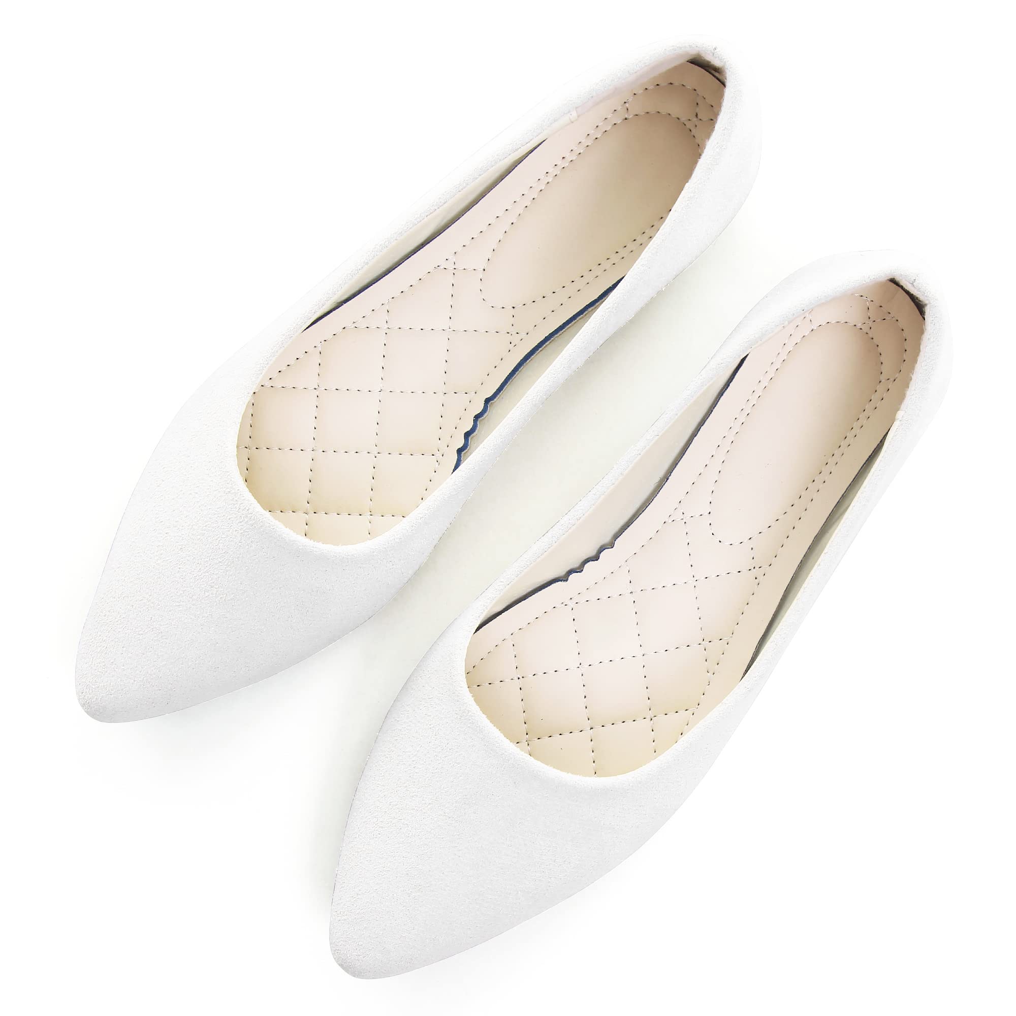 ChaiRong Zhou Women's Comfortable Square Toe Ballet Flats - Slip On Classic Walking Shoes for Wedding, Driving & Dating | Perfect for Office, Travel & Casual Outfits