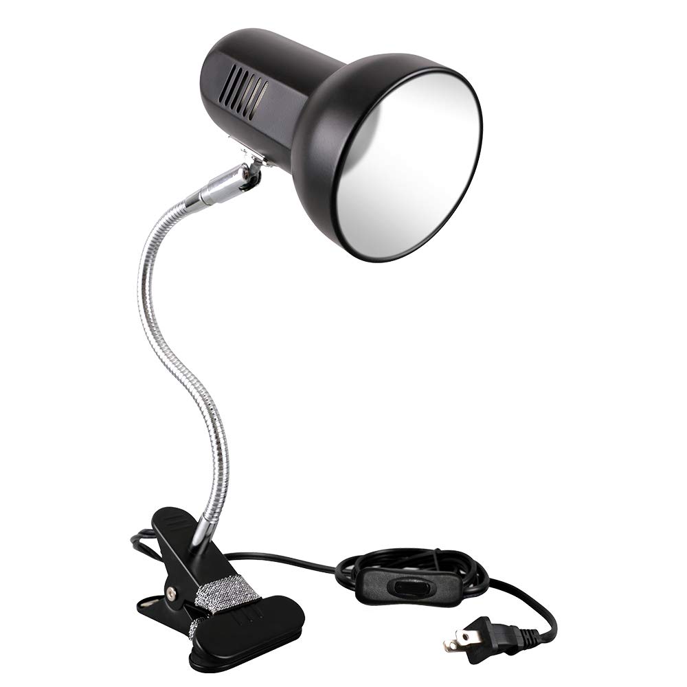 Flexible Clip-on Desk Lamp - 360° Adjustable for Home & Office Use