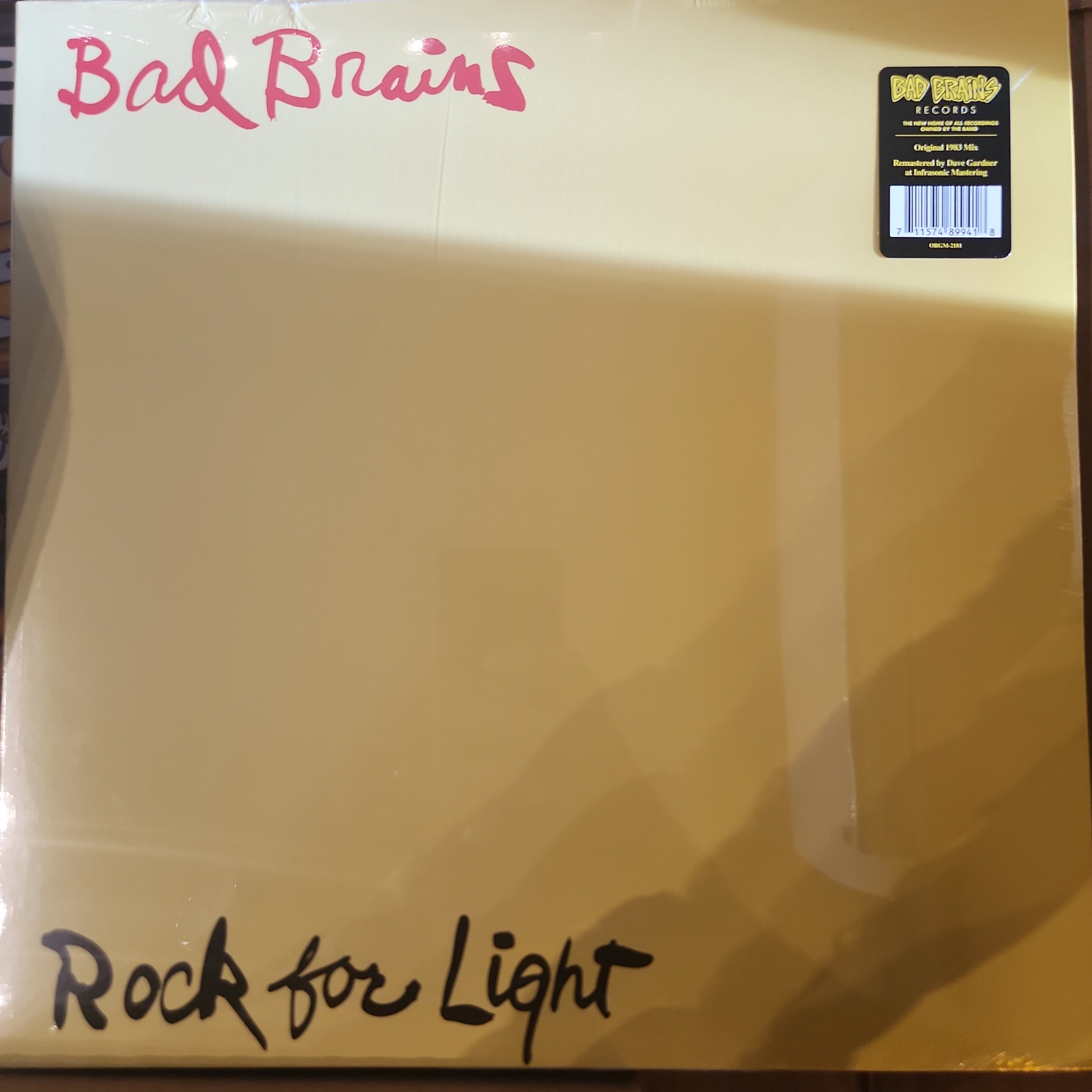 Bad Brains - Rock for Light Vinyl LP Record | Punk Rock & Reggae Music | Perfect for Collectors & Music Enthusiasts