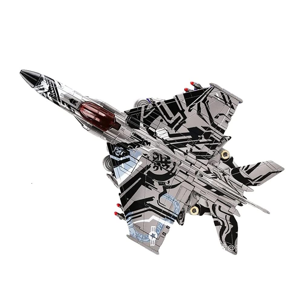 V-Class King Kong Alloy Deformation Toy LS01S - Star Pattern Zeus Aircraft Model, 2 Transformable Forms, Cool Collectible for Kids & Adults | Perfect Birthday Gift for Action Figure & Robot Lovers