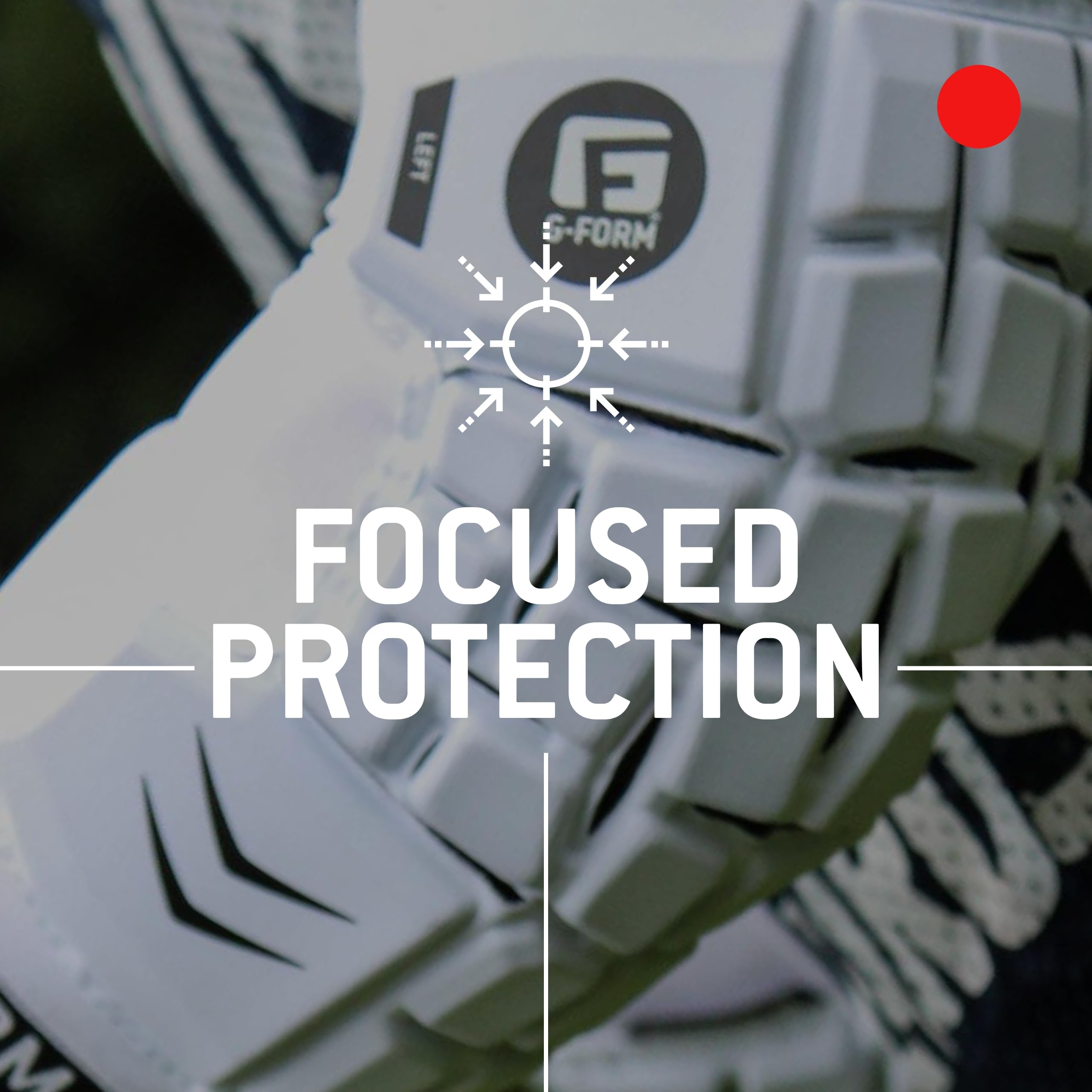G-Form Unhinged Lacrosse Arm Pads for Men - Breathable Flexible Elbow Guards with Protective Padding - Machine Washable Lacrosse Gear - Perfect for Training, Games & Competitive Play