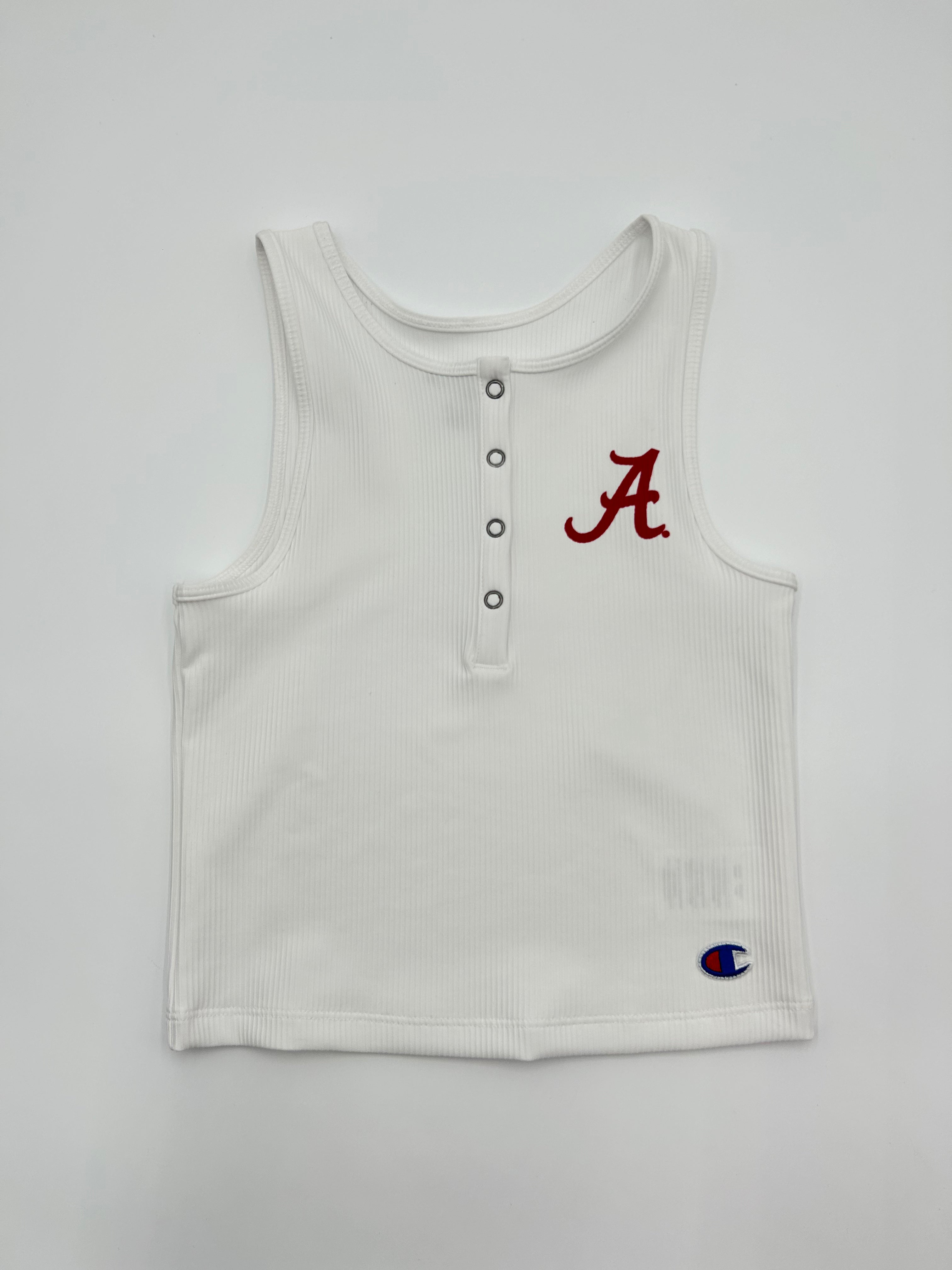 Alabama Champion Tailgate Ribbed Henley T-Shirt for Men - Comfortable Casual Wear for Outdoor Activities, Sports, and Everyday Use