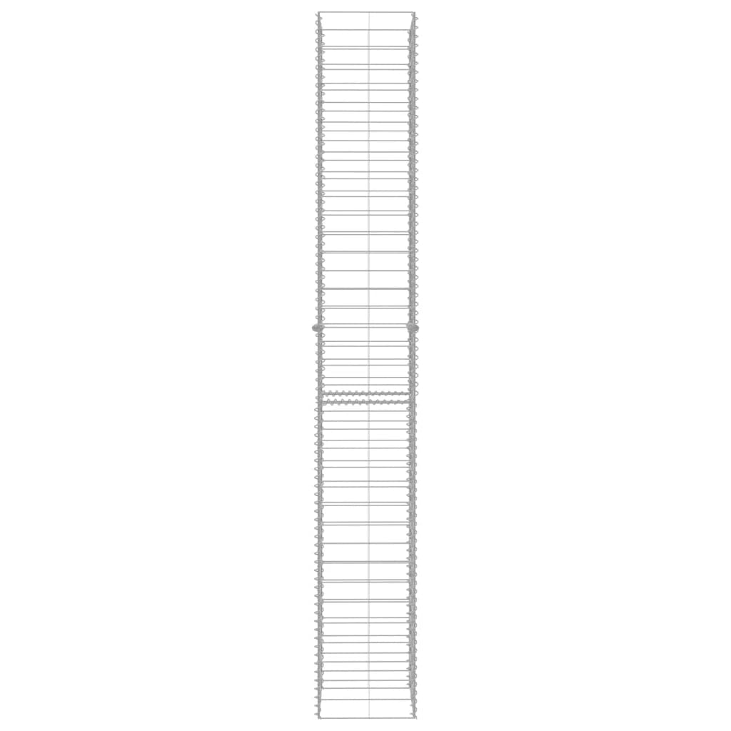 Galvanized Steel Gabion Baskets 3-Pack - 9.8