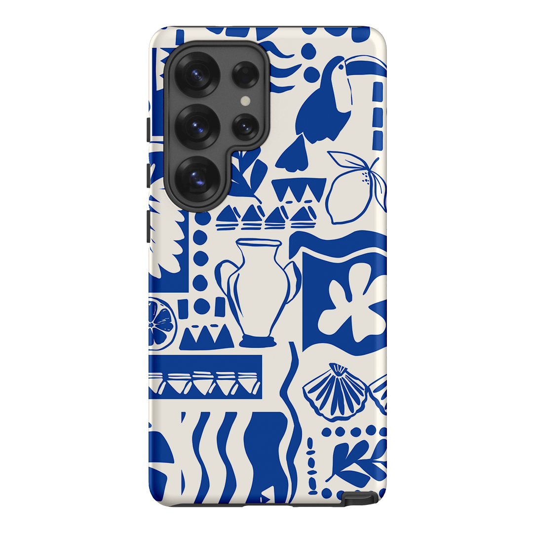 Stylish Toucan Blue Tropical Design Phone Case - Durable & Trendy Cover for iPhone & Samsung - Perfect for Beach Vacations & Summer Outings