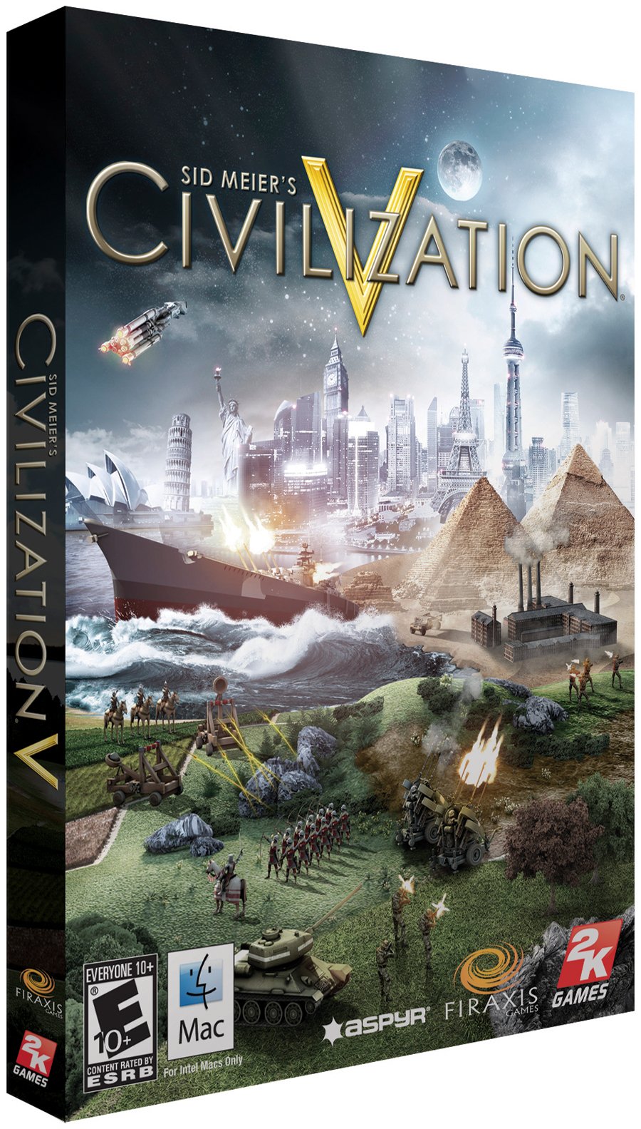 Sid Meier's Civilization V - Strategy Game for Mac | Historical Simulation & Empire Building | Perfect for PC & Mac Gamers