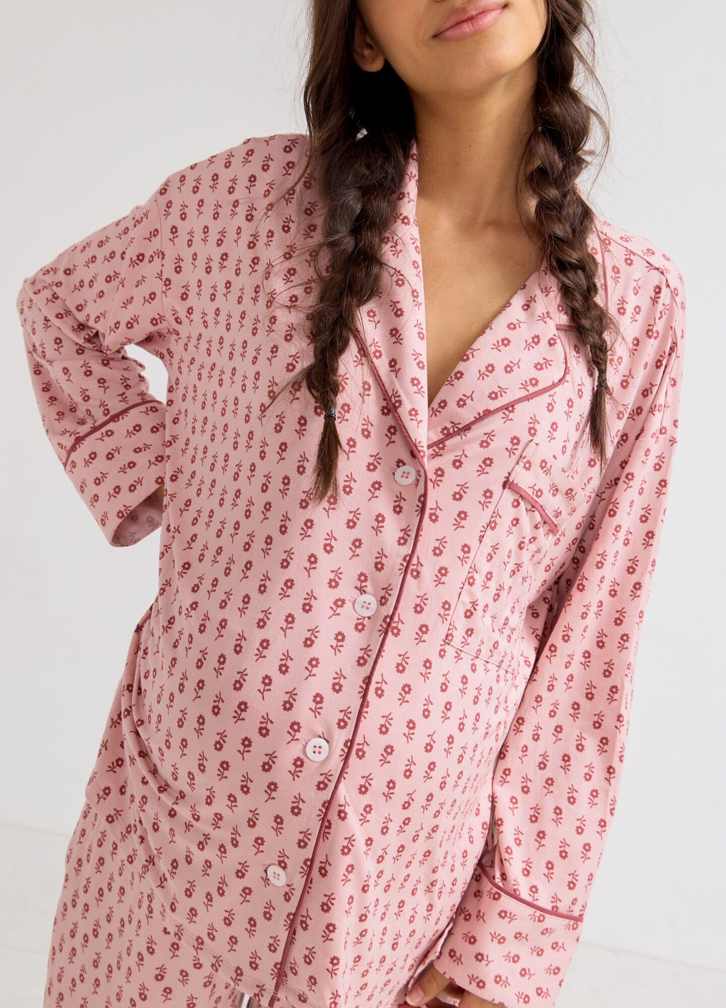 Ultra Soft Jersey Pajama Set for Women - Cozy Sleepwear & Lounge Outfit - Perfect for Nighttime Comfort & Relaxing at Home