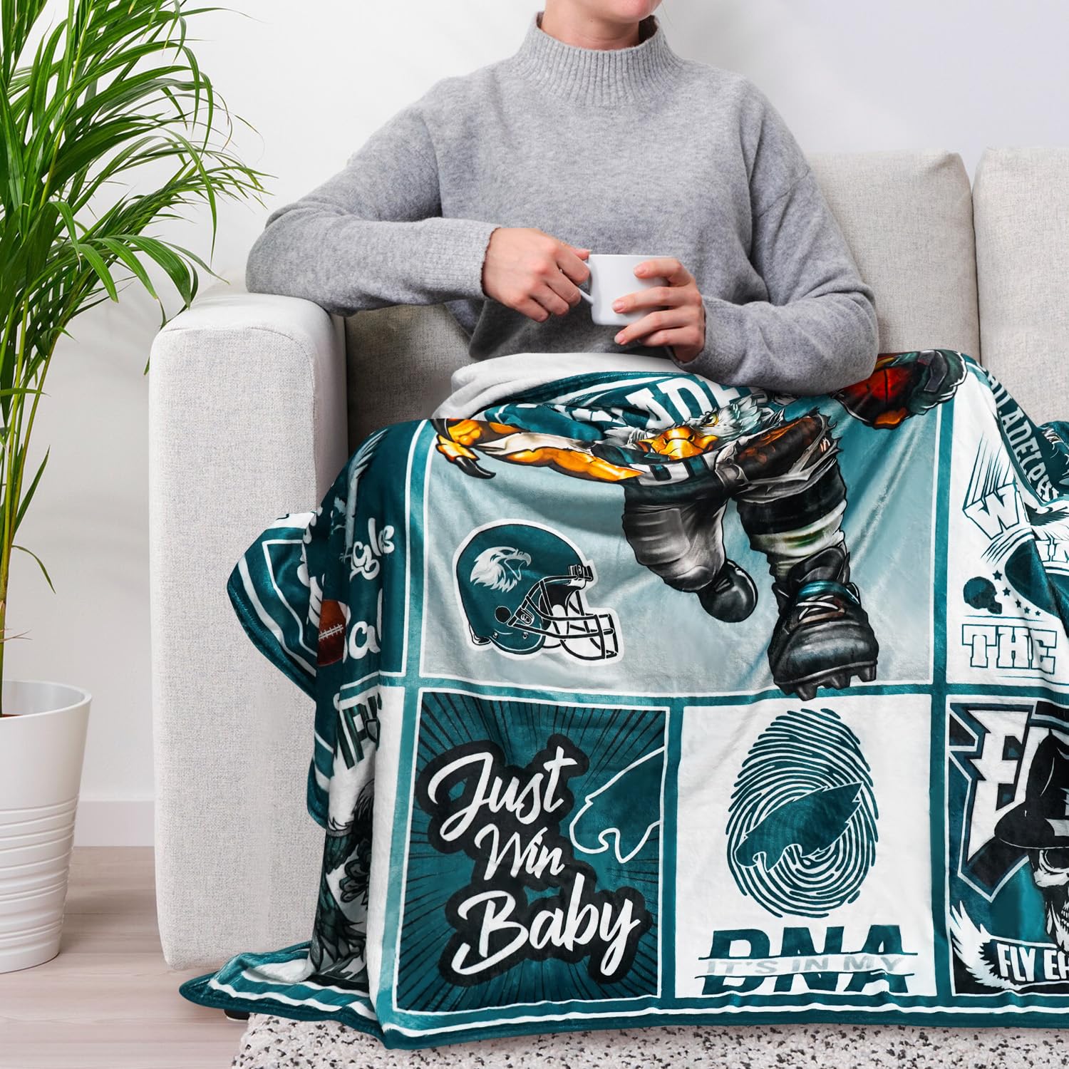 Philadelphia Eagles Football Blanket 60