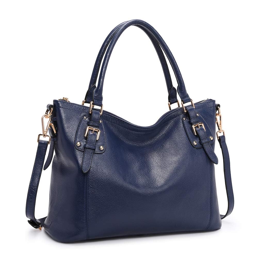 Stylish Kattee Leather Tote Shoulder Bag for Women - Designer Satchel Purse with Top Handles & Crossbody Strap, Large Capacity - Perfect for Work, Travel & Everyday Use
