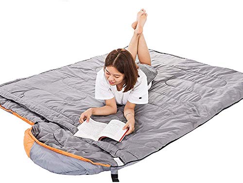 4-Season Lightweight Waterproof Sleeping Bag for Adults & Kids - Portable Warm Cold Weather Sleeping Bag with Compression Sack - Perfect for Camping, Backpacking, Hiking & Outdoor Adventures