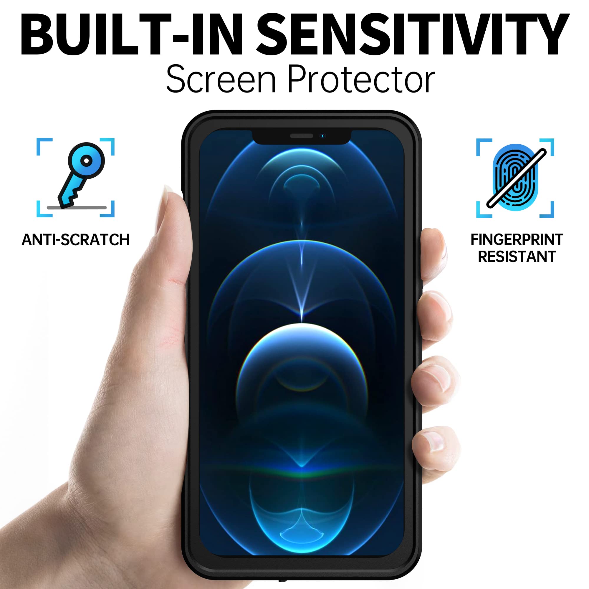 BEASTEK Waterproof Case for iPhone 12 Pro Max (6.7
