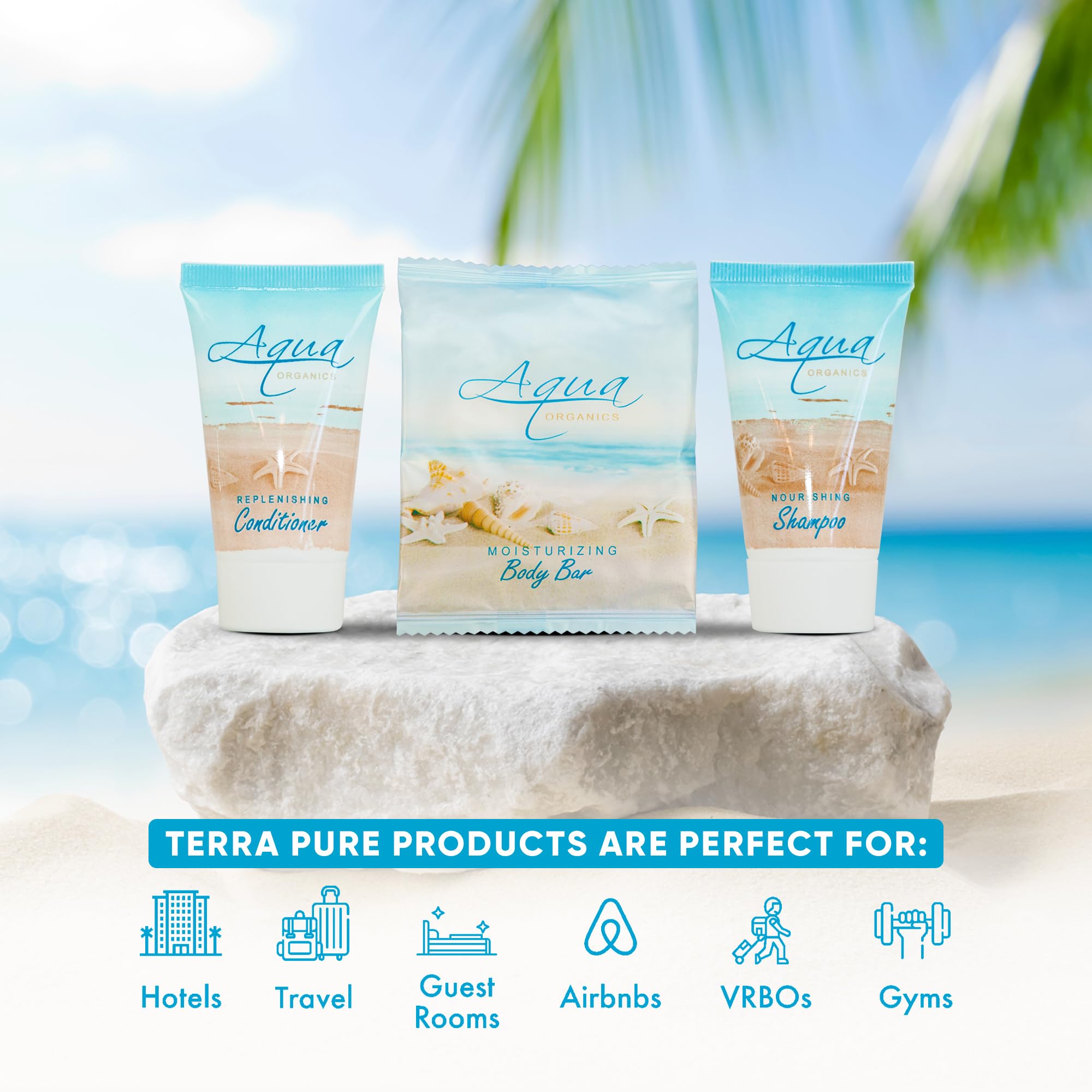 Bulk Soap & Toiletries Set - 150-Piece Hotel Amenities Kit with 1 oz Shampoo, Conditioner & Bar Soap | Travel Size Toiletries for Hotels, Vacation Rentals & Airbnb | Perfect for Hospitality Industry & Travelers