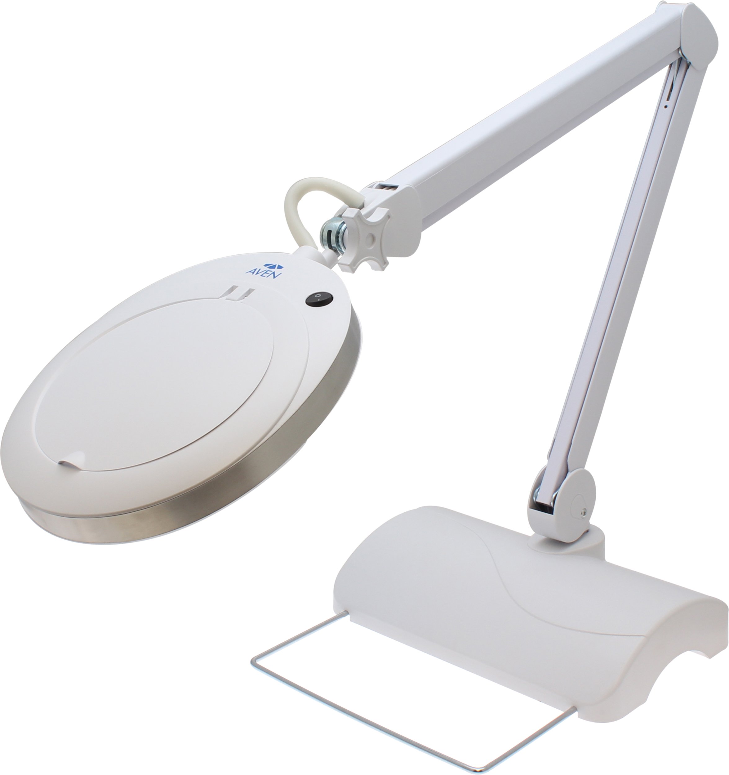Aven 26501-WB Weighted Table Base for ProVue Superslim Magnifying Lamps - Heavy Duty Stable Support for Jewelry Making, Watch Repair & Detailed Craft Work