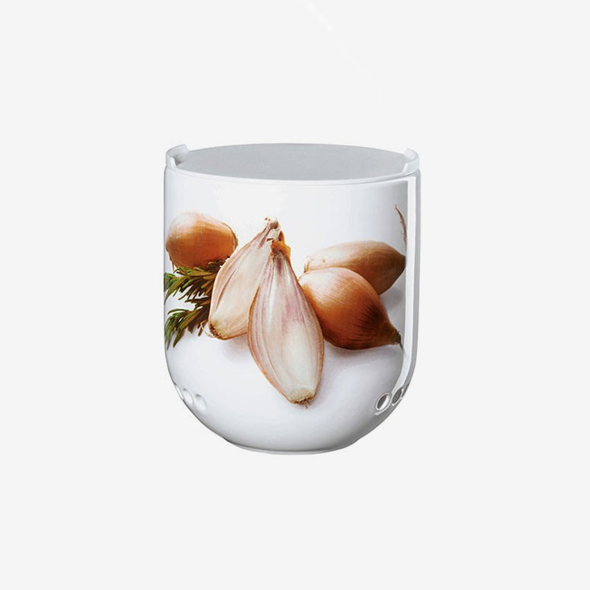 Asa Germany Large White Onion Storage Jar with Airtight Lid - Perfect for Kitchen Pantry Organization & Bulk Food Storage