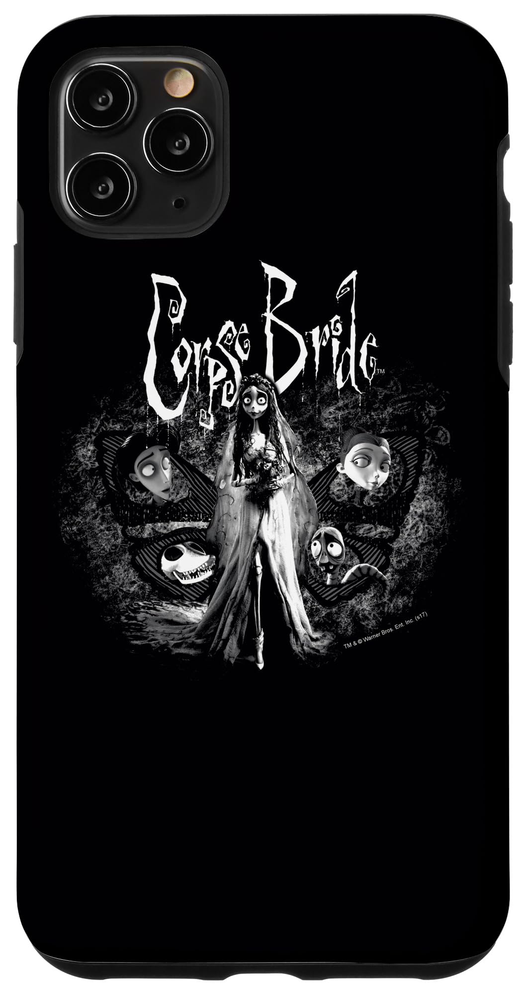 iPhone 11 Pro Max Case - Corpse Bride Inspired Phone Cover | Perfect for Halloween, Gothic Lovers & Tim Burton Fans | Protective Shockproof Slim Fit Design for Daily Use