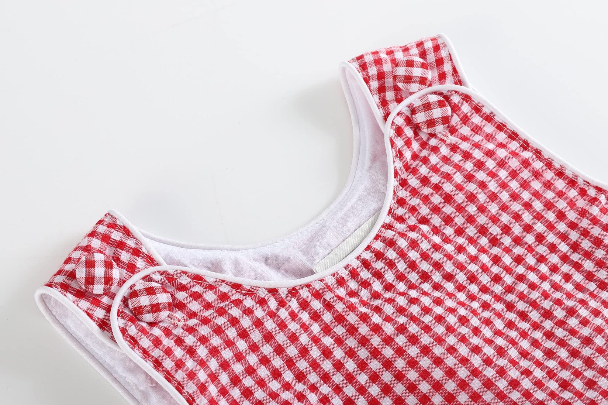 Baby & Toddler Boys Girls Seersucker Gingham Bubble Romper One-Piece Outfit - Perfect for Summer Playdates, Beach Trips & Photo Shoots