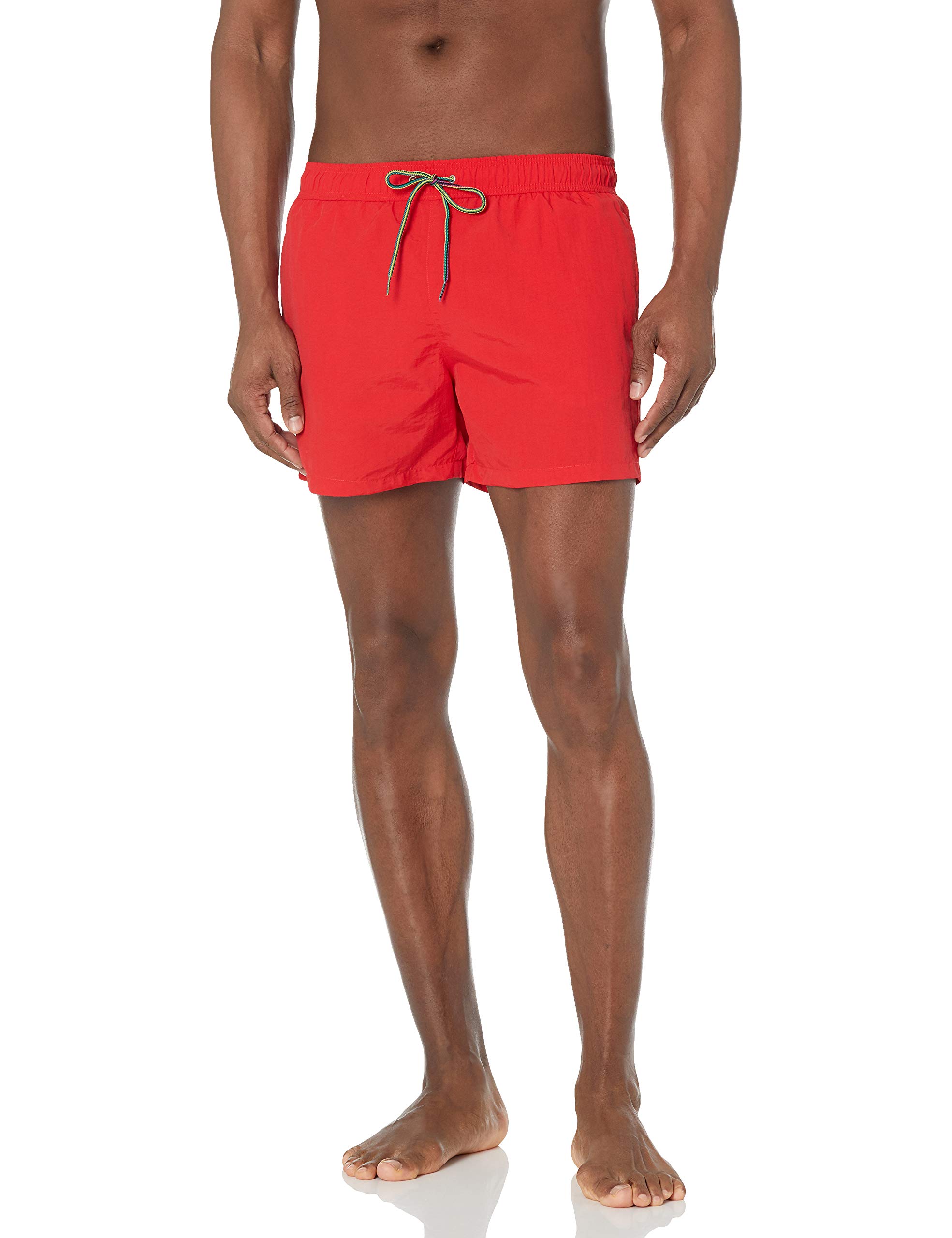 Paul Smith Men's Zebra Print Swim Trunks - Quick-Dry Beach Shorts for Swimming, Pool Party & Summer Vacation