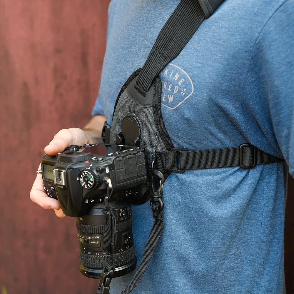 Cotton Carrier Skout G2 Camera Sling Harness - Adjustable One Size Fits All for DSLR & Mirrorless Cameras - Perfect for Travel, Hiking & Outdoor Photography