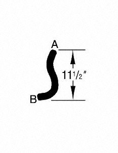 Dayco 71223 Lower Radiator Hose - Replacement Coolant Hose for Chevy, Ford, Dodge & More - Durable OEM Fit for Smooth Engine Cooling Performance - Perfect for Daily Commuting, Off-Roading & Towing