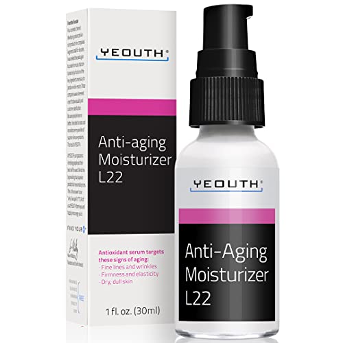 Yeouth Anti-Aging Face Moisturizer with Jojoba Oil - Hydrating Facial Cream for Women & Men - Wrinkle, Dull Skin & Dark Spot Treatment - Day & Night Skin Care for Dry, Sensitive & Mature Skin