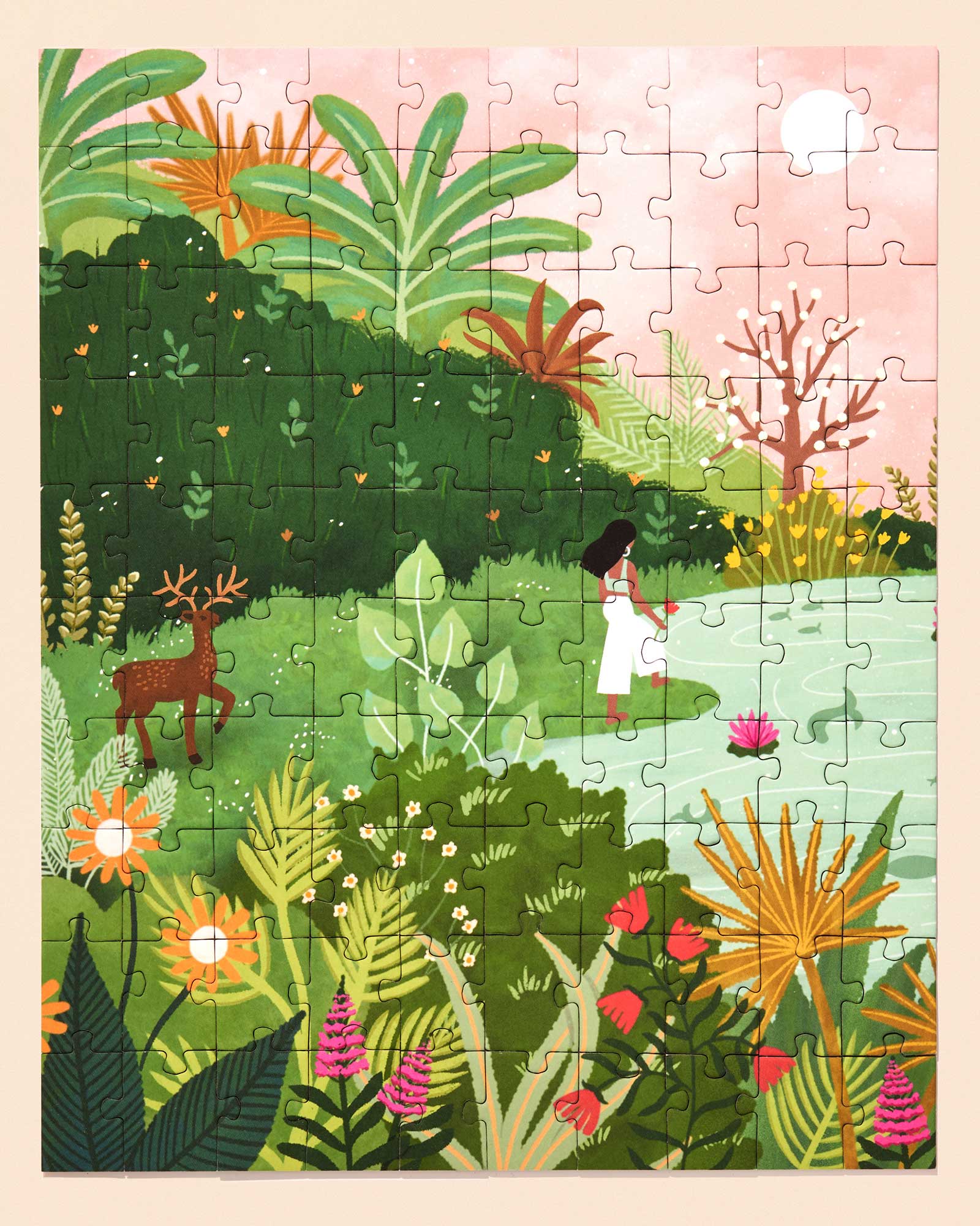 Sadhvi Konchada's A Moment In Paradise Jigsaw Puzzle - 1000 Piece Tropical Paradise Puzzle for Adults - Perfect for Relaxation, Home Decor & Gift Giving