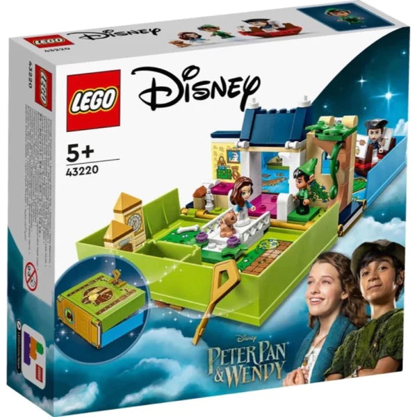 LEGO Disney Peter Pan & Wendy's Storybook Adventure Building Set 43220 - Creative Toy for Kids, Perfect for Storytelling & Imaginative Play