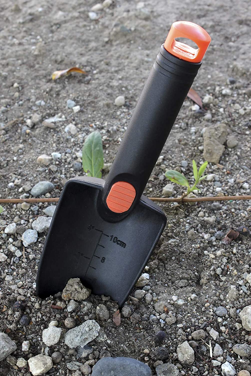 ASR Outdoor Pin Pointer Metal Detecting Hand Trowel Shovel with Depth Markers - 11 Inch Digging Tool for Treasure Hunting, Archaeology & Gardening