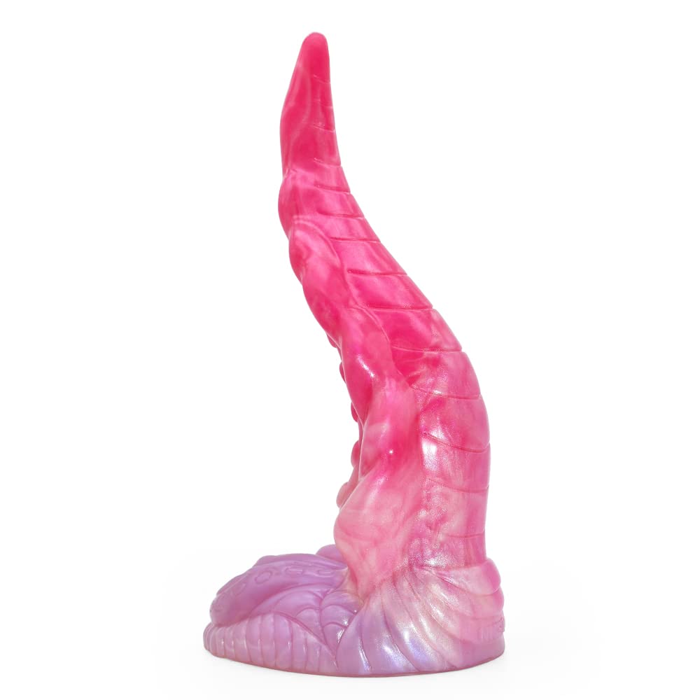 BeHorny Liquid Silicone Octopus Tentacle Dildo with Strong Suction Cup - Realistic Fantasy Sex Toy for Women & Couples - Perfect for Solo Play, BDSM, and Roleplay Scenes