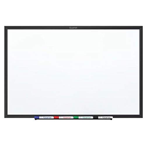 TableTop King SM533B 36x24 Inch White Dry Erase Board with Black Frame - Classic Series Whiteboard for Office, Classroom, Home & Conference Room Meetings