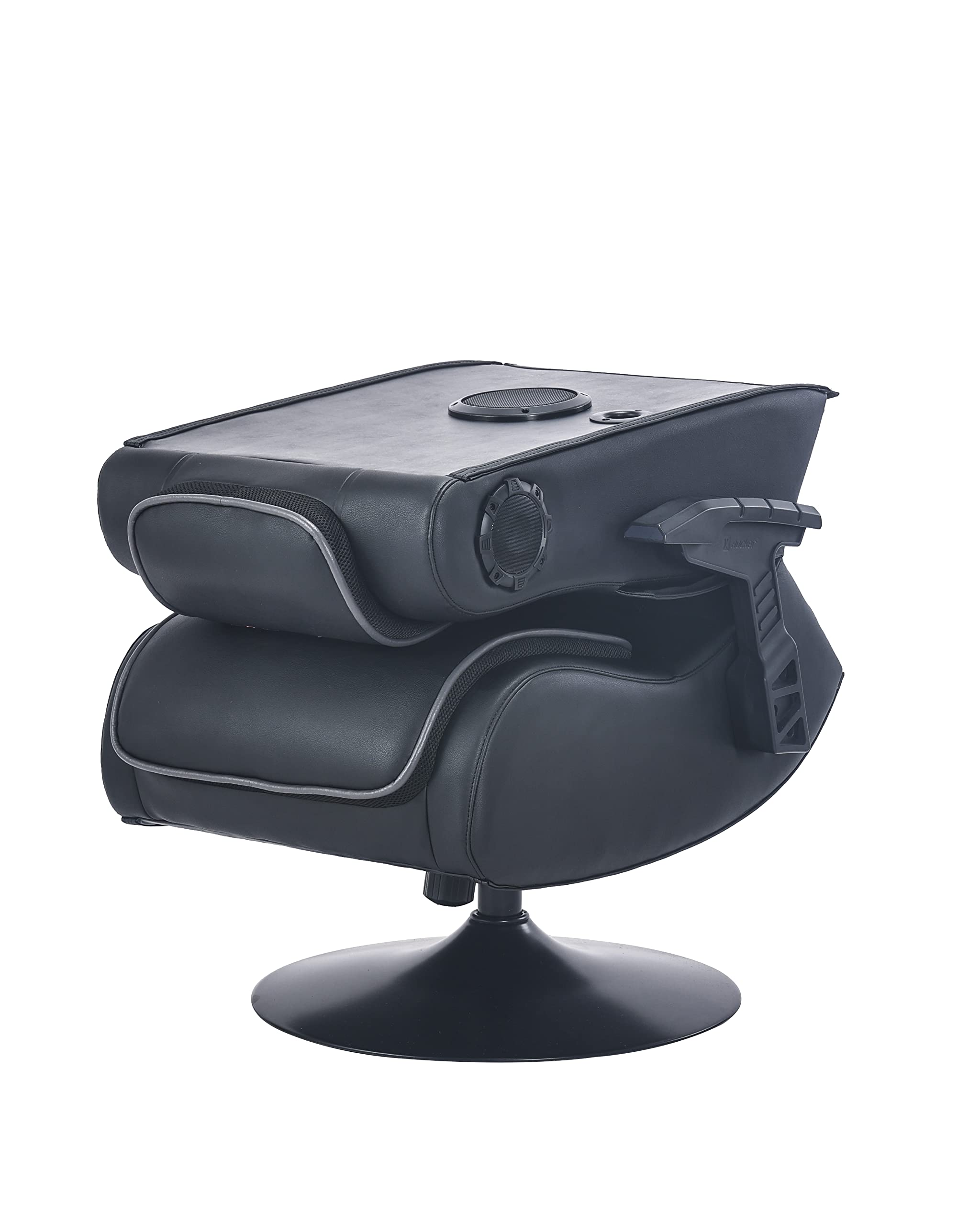 X Rocker PC Gaming Chair with Built-in Speakers - Ergonomic Pedestal Office Chair for Adults & Teens - Perfect for Video Games, Computer Work & Home Theater