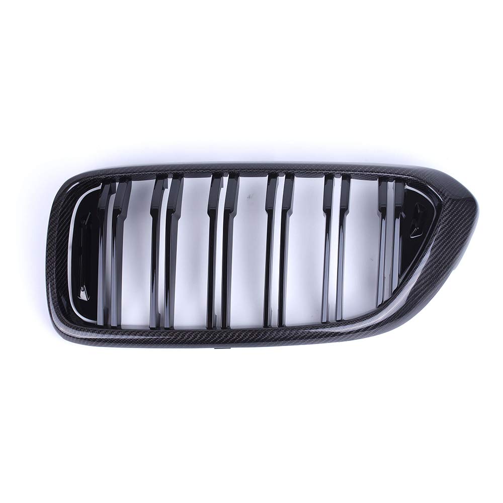 Premium Carbon Fiber Black Kidney Grille for BMW G32 630i 640i 6 Series GT (2017-2019) - High-Performance Replacement Part for Sporty Look & Enhanced Airflow