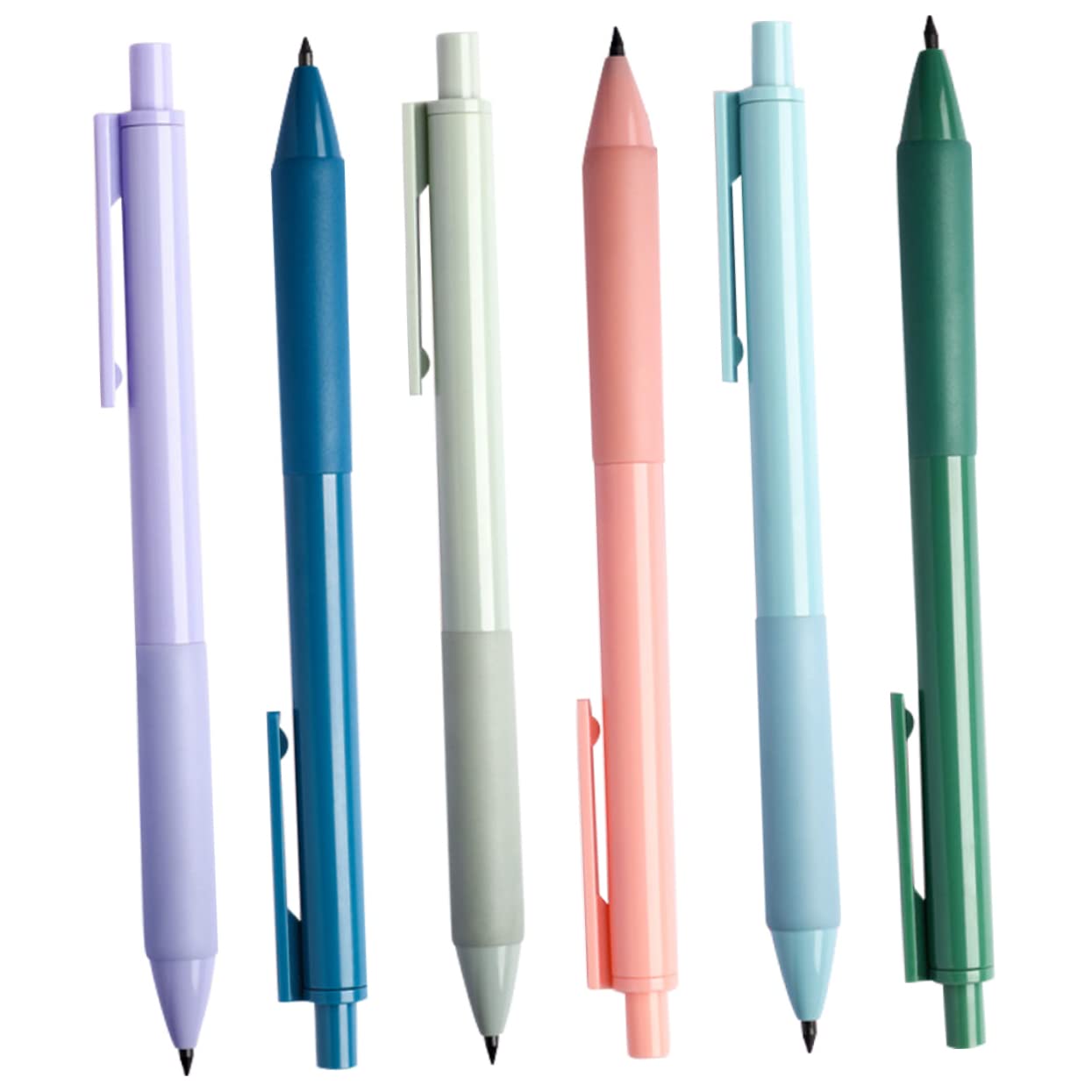 VILLCASE 6pcs Reusable Inkless Writing Pencils for Sketching, Drawing & Drafting - Perfect for Artists & Students