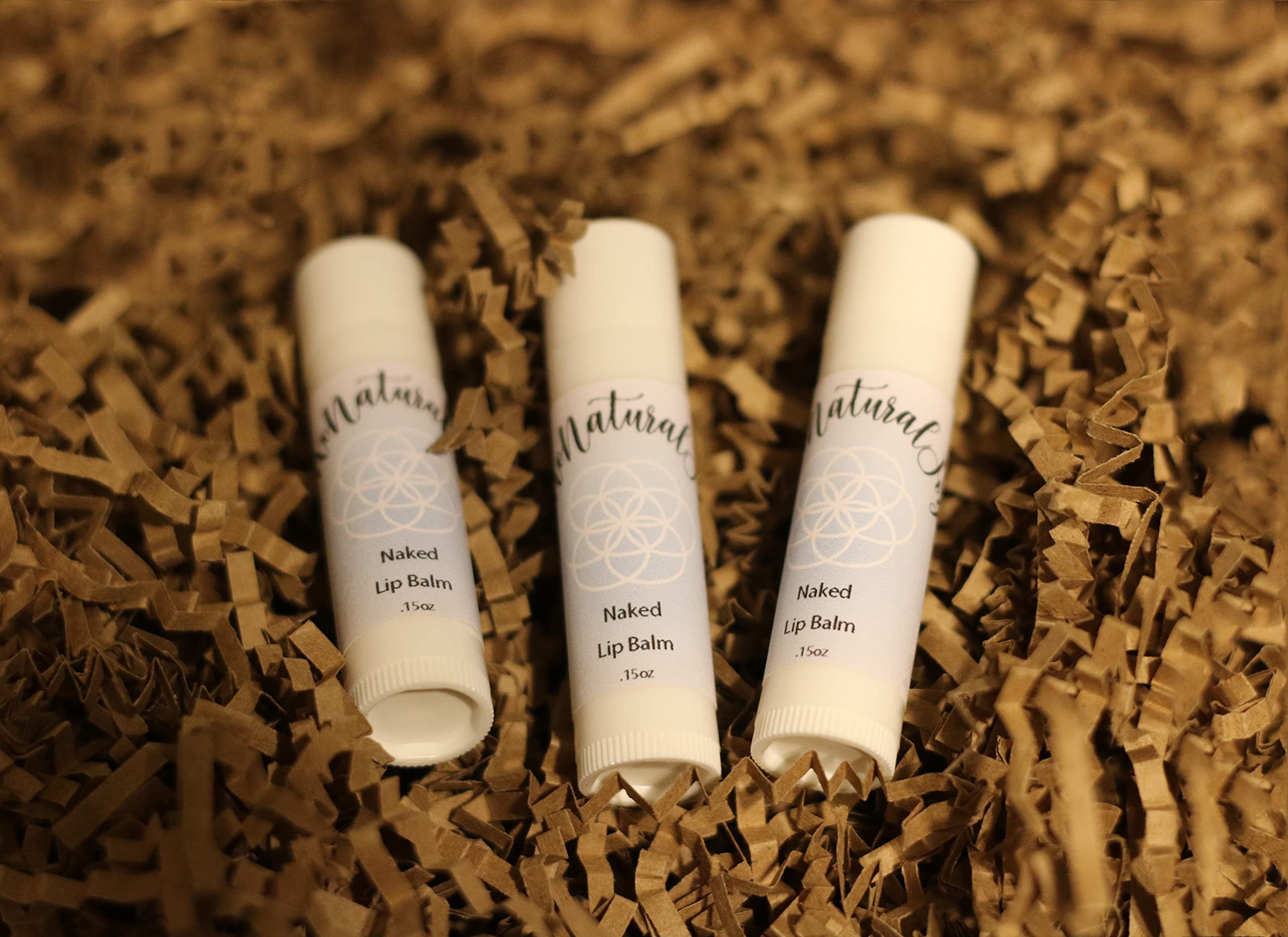 Peppermint Lip Balm .15oz (5 Pack) - Moisturizing & Hydrating Lip Care for Dry, Chapped Lips - Perfect for Winter, Travel & Daily Use