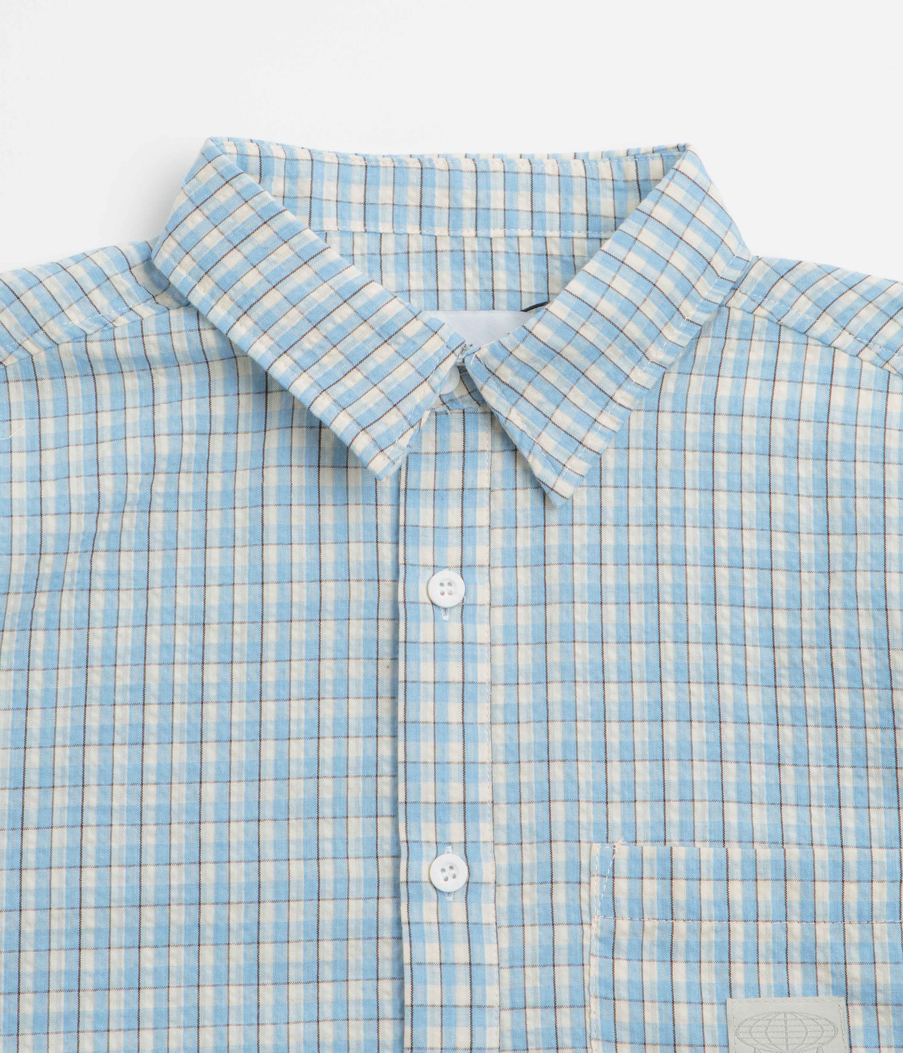 Butter Goods Equipment Short Sleeve Shirt for Men - Comfortable Casual Blue Cotton Tee - Perfect for Streetwear, Summer Outfits & Everyday Wear
